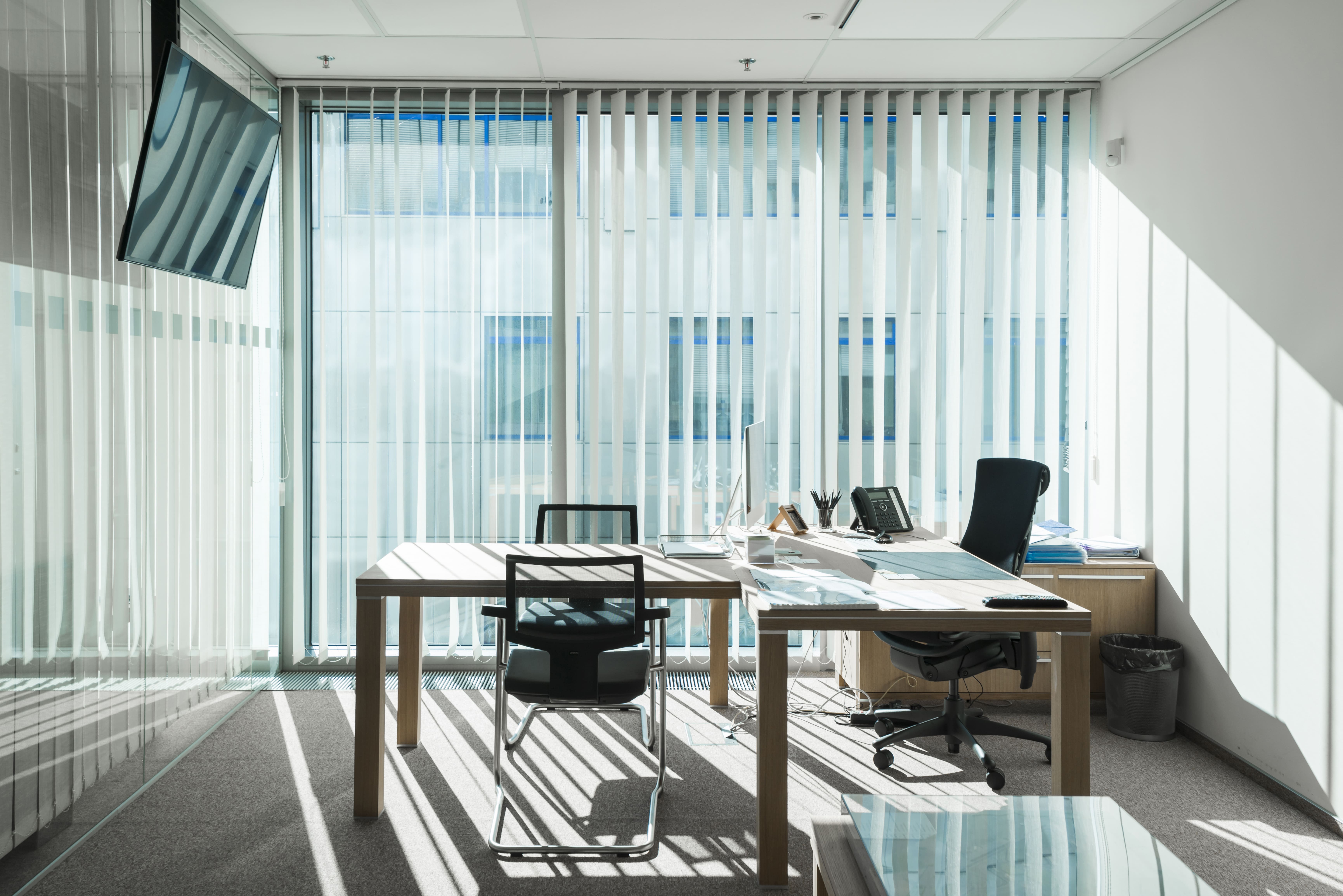 Vertical blinds interior